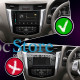 Штатная магнитола Lesko для Nissan Navara (Frontier) IV (D23) 2014-2016 экран 10" 2/32Gb CarPlay 4G Wi-Fi GPS Prime