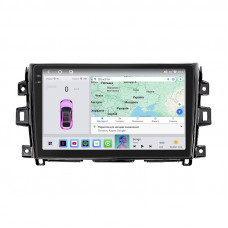 Штатная магнитола Lesko для Nissan Navara (Frontier) IV (D23) 2014- экран 10" 4/64 QLED CarPlay 4G Wi-Fi GPS 360 Prime