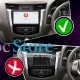 Штатная магнитола Lesko для Nissan Navara (Frontier) IV (D23) 2014-2016 экран 10" 4/64 QLED CarPlay 4G Wi-Fi GPS 360 Prime