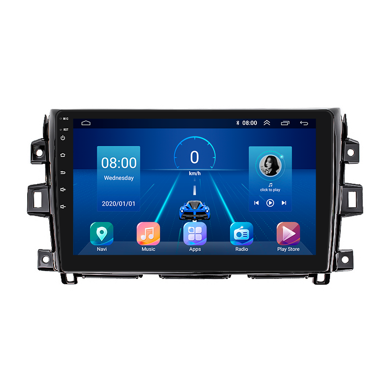 Штатная магнитола Lesko для Nissan Navara (Frontier) IV (D23) 2014- экран 10" 2/32Gb 4G Wi-Fi GPS Top