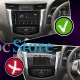 Штатная магнитола Lesko для Nissan Navara (Frontier) IV (D23) 2014-2016 экран 10" 2/32Gb 4G Wi-Fi GPS Top