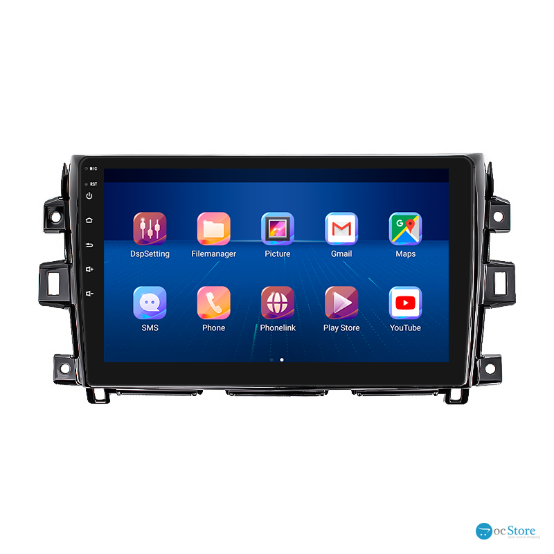 Штатная магнитола Lesko для Nissan Navara (Frontier) IV (D23) 2014-2016 экран 10" 4/64Gb 4G Wi-Fi GPS Top