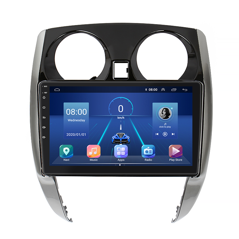 Штатная магнитола Lesko для Nissan Note II 2012-2016 экран 10" 2/32Gb 4G Wi-Fi GPS Top