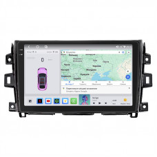 Штатная магнитола Lesko для Nissan NP300  2008-2015 экран 10" 4/64 QLED CarPlay 4G Wi-Fi GPS 360 Prime