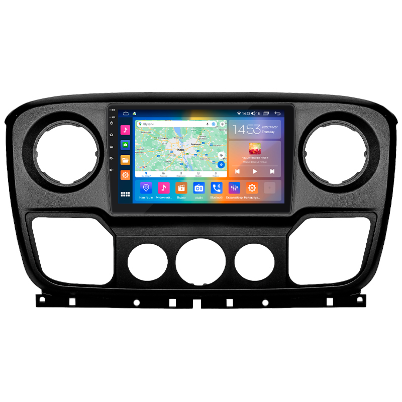 Штатная магнитола Lesko для Nissan NV400 I 2010-н.в. экран 10" 4/64Gb CarPlay 4G Wi-Fi GPS Prime