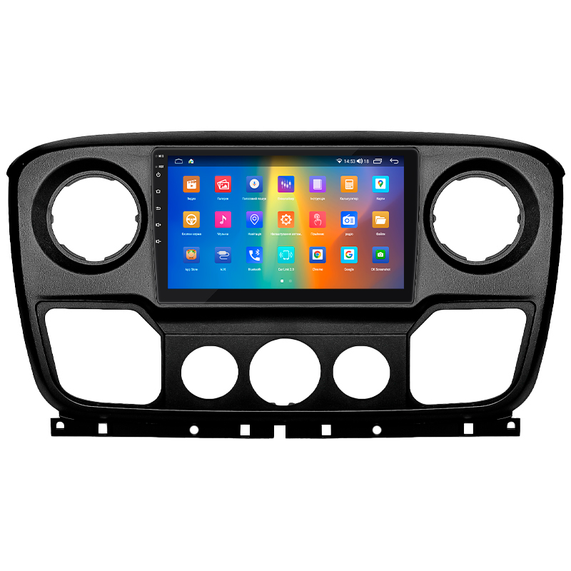 Штатная магнитола Lesko для Nissan NV400 I 2010-н.в. экран 10" 4/64Gb CarPlay 4G Wi-Fi GPS Prime