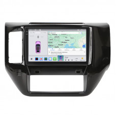 Штатная магнитола Lesko для Nissan Patrol V (Y61) Рестайлинг 2004-н.в. экран 9" 4/64 QLED CarPlay 4G Wi-Fi GPS 360 Prime