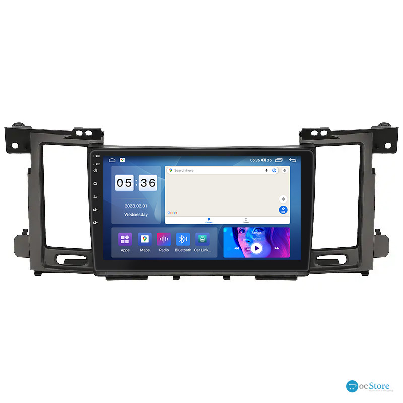 Штатная магнитола Lesko для Nissan Patrol VI (Y62) 2010-2014 экран 9" 2/32Gb CarPlay 4G Wi-Fi GPS Prime