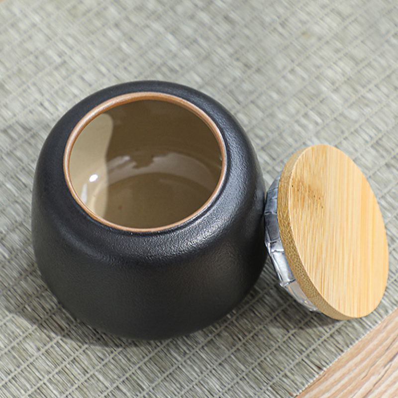 Дорожный набор 45521 для чайной церемонии из 7 предметов керамический Black