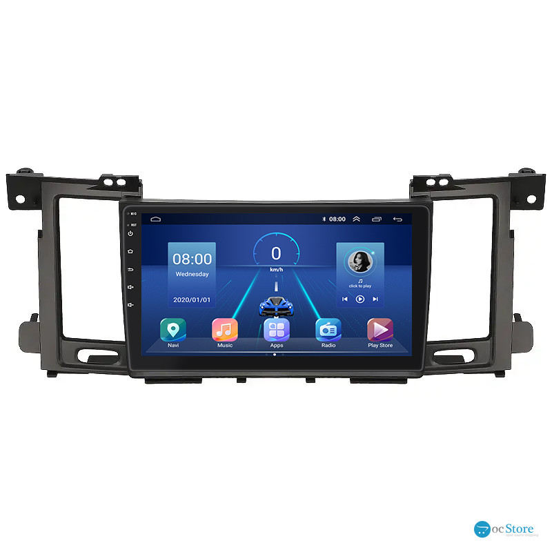 Штатная магнитола Lesko для Nissan Patrol VI (Y62) 2010-2014 экран 9" 6/128Gb 4G Wi-Fi GPS Top