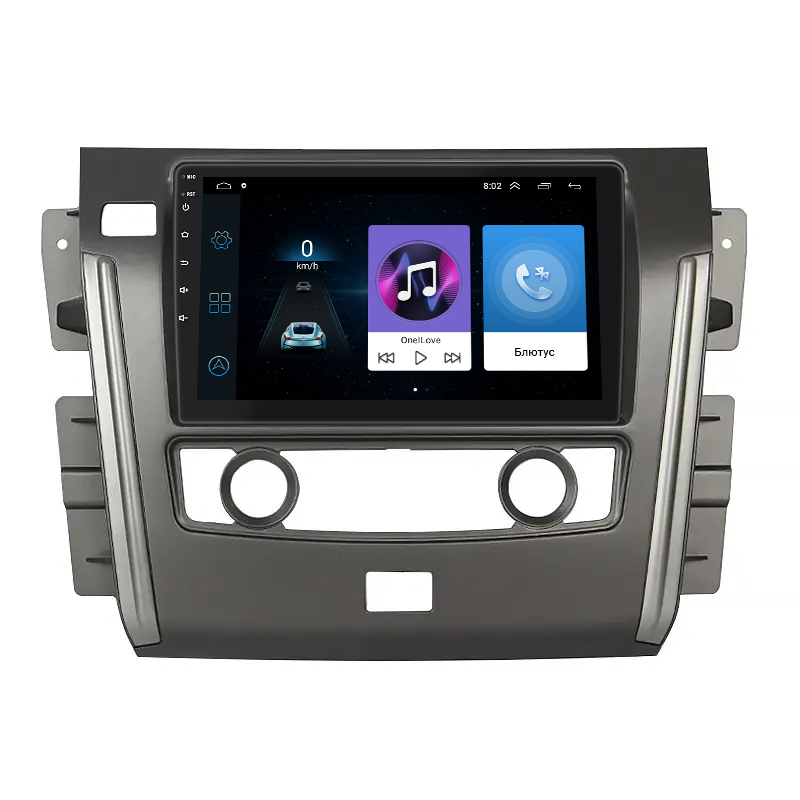 Штатная магнитола Lesko для Nissan Patrol VI (Y62) ver 2 2010-2020 экран 10" 1/16Gb Wi-Fi GPS Base