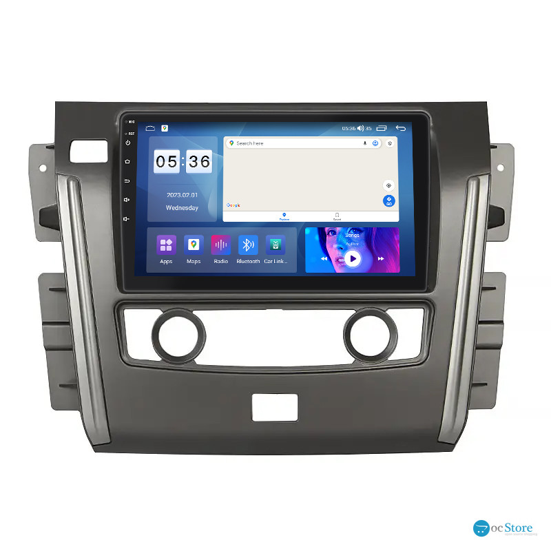 Штатная магнитола Lesko для Nissan Patrol VI (Y62) ver 2 2010-2020 экран 10" 4/64Gb CarPlay 4G Wi-Fi GPS Prime
