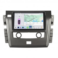 Штатная магнитола Lesko для Nissan Patrol VI (Y62) ver 2 2010-2020 экран 10" 4/64 QLED CarPlay 4G Wi-Fi GPS 360 Prime