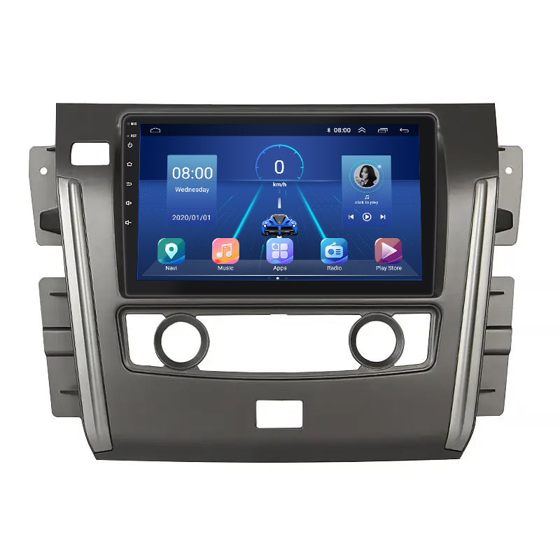 Штатная магнитола Lesko для Nissan Patrol VI (Y62) ver 2 2010-2020 экран 10" 4/32Gb 4G Wi-Fi GPS Top