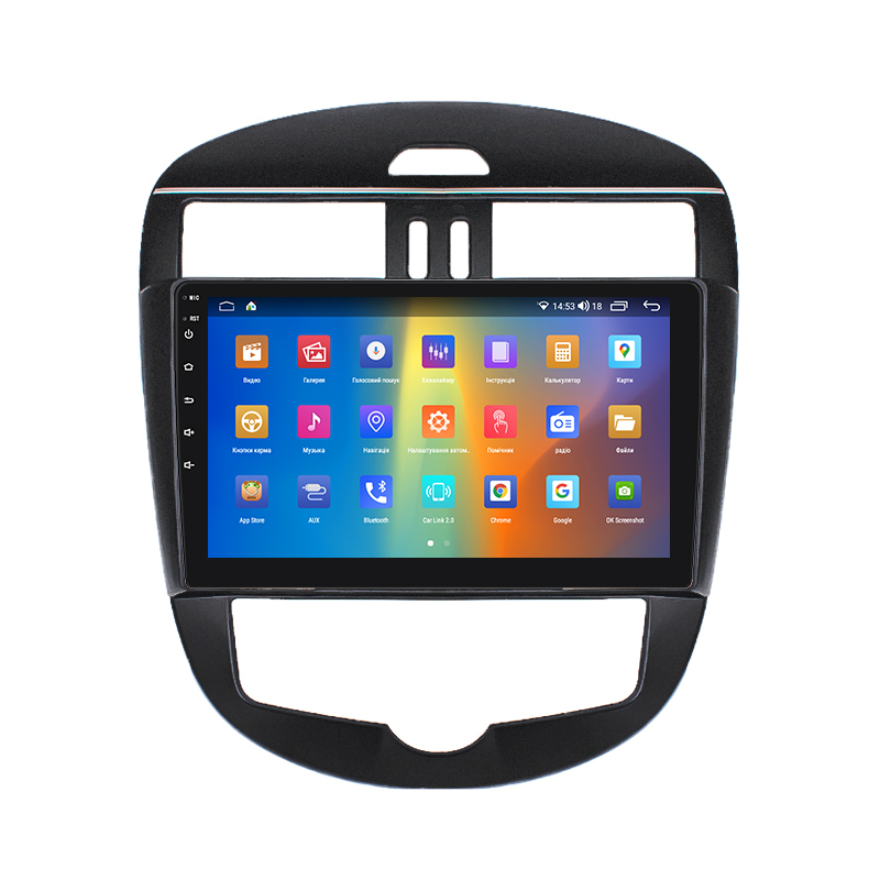 Штатная магнитола Lesko для Nissan Pulsar VI (C13) 2014-2018 экран 10" 2/32Gb CarPlay 4G Wi-Fi GPS Prime