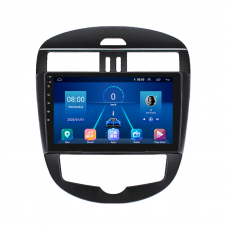 Штатная магнитола Lesko для Nissan Pulsar VI (C13) 2014-2018 экран 10" 4/64Gb 4G Wi-Fi GPS Top