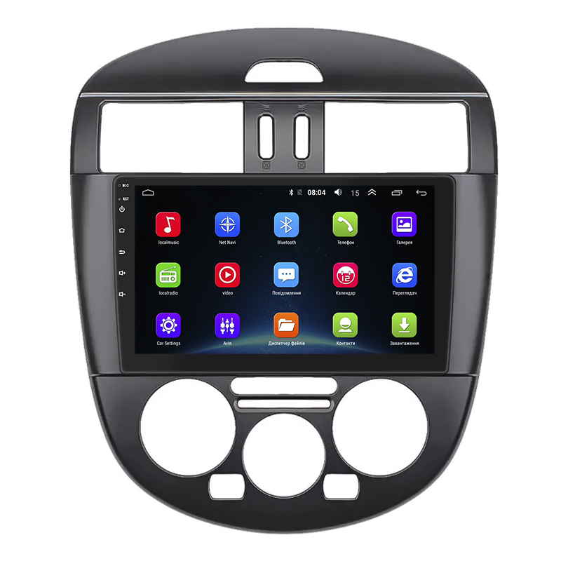 Штатная магнитола Lesko для Nissan Pulsar VI (C13) Manual AC 2014-2018 экран 9" 2/32Gb Wi-Fi GPS Base