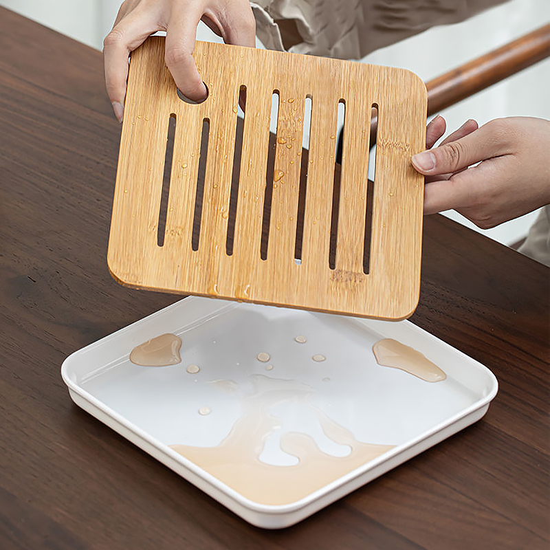 Дорожный набор для чайной церемонии керамический Black Sand