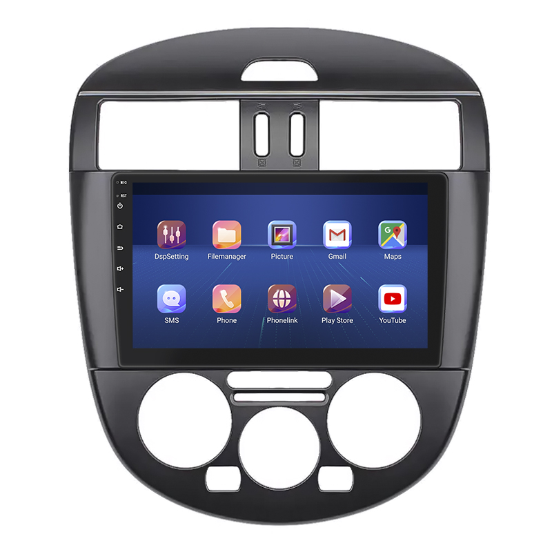 Штатная магнитола Lesko для Nissan Pulsar VI (C13) Manual AC 2014-2018 экран 9" 2/32Gb 4G Wi-Fi GPS Top