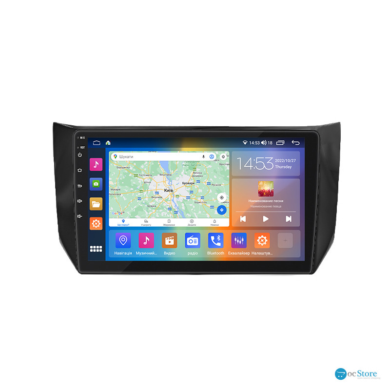 Штатная магнитола Lesko для Nissan Sentra VII (B17) 2012-2017 экран 10" 4/64Gb CarPlay 4G Wi-Fi GPS Prime