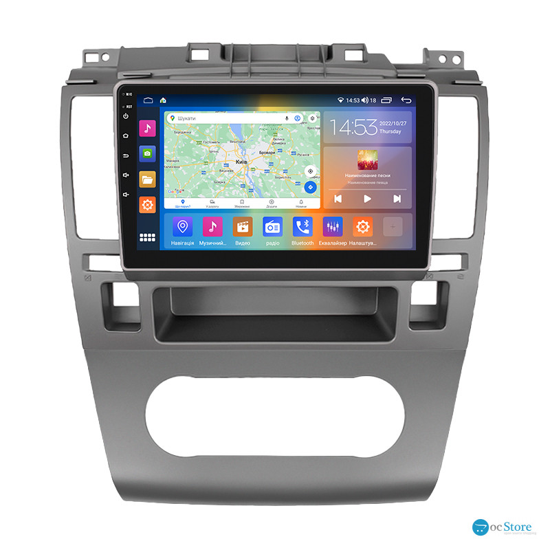 Штатная магнитола Lesko для Nissan Tiida I 2004-2012 экран 9" 4/64Gb CarPlay 4G Wi-Fi GPS Prime