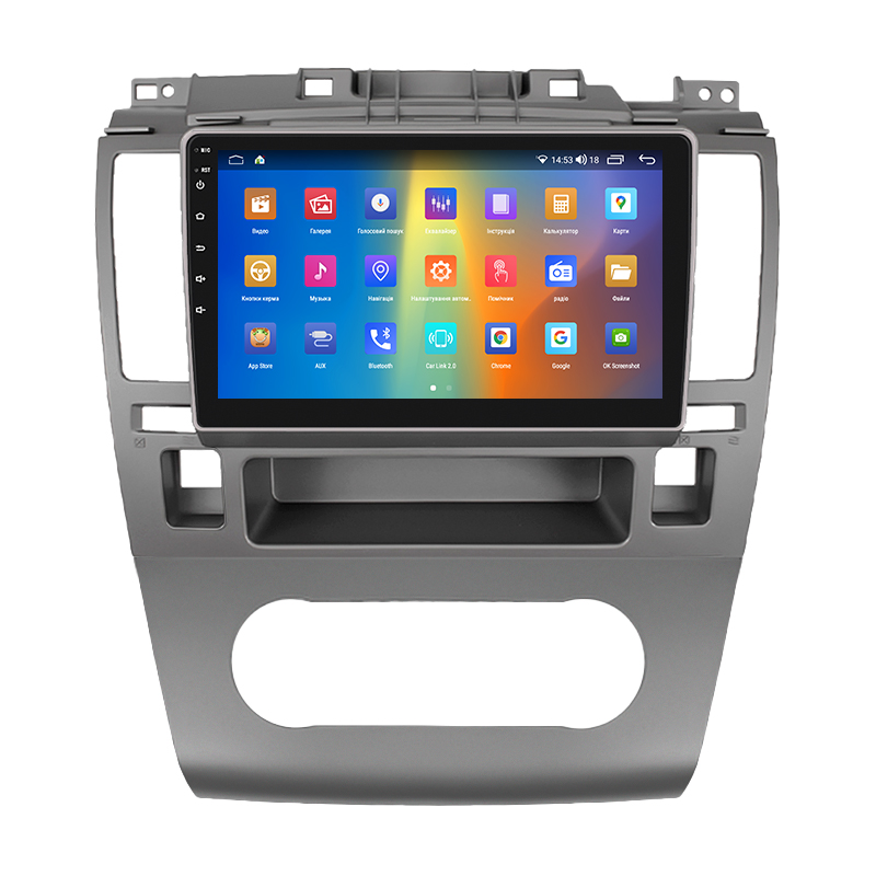 Штатная магнитола Lesko для Nissan Tiida I 2004-2012 экран 9" 4/64Gb CarPlay 4G Wi-Fi GPS Prime