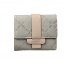 Женский кошелек Prettyzys 987 клатч с пряжкой повседневный Gray