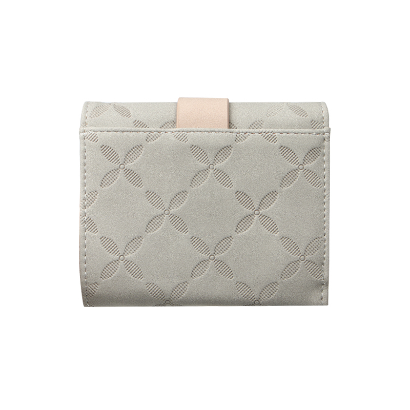 Женский кошелек Prettyzys 987 клатч с пряжкой повседневный Gray