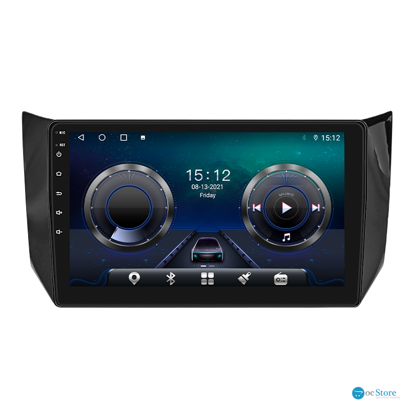 Штатная магнитола Lesko для Nissan Tiida II 2015-2018 экран 10" 2/32Gb Wi-Fi GPS Base