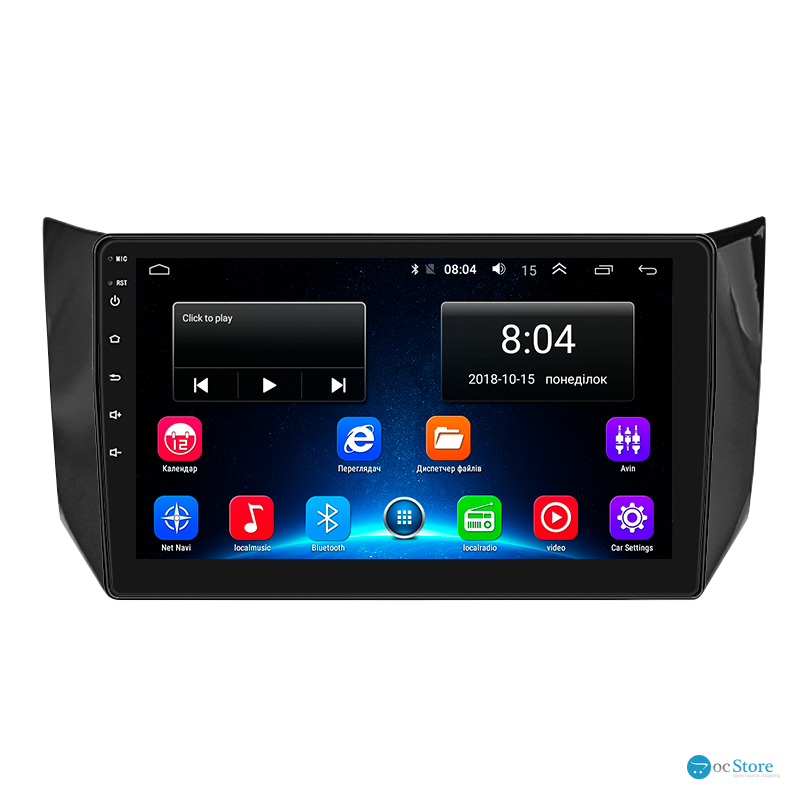 Штатная магнитола Lesko для Nissan Tiida II 2015-2018 экран 10" 2/32Gb 4G Wi-Fi GPS Top