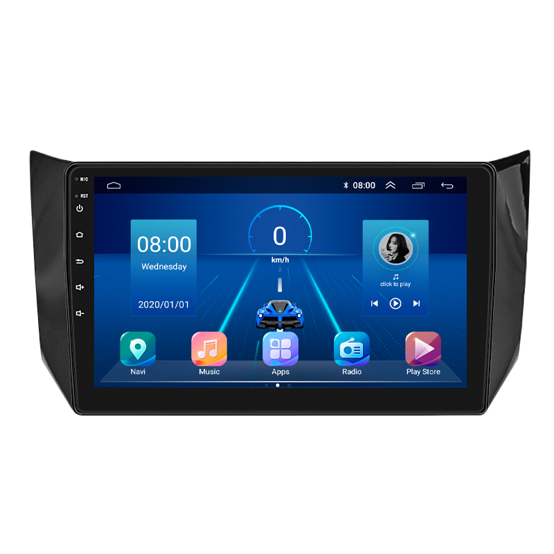 Штатная магнитола Lesko для Nissan Tiida II 2015-2018 экран 10" 4/64Gb 4G Wi-Fi GPS Top