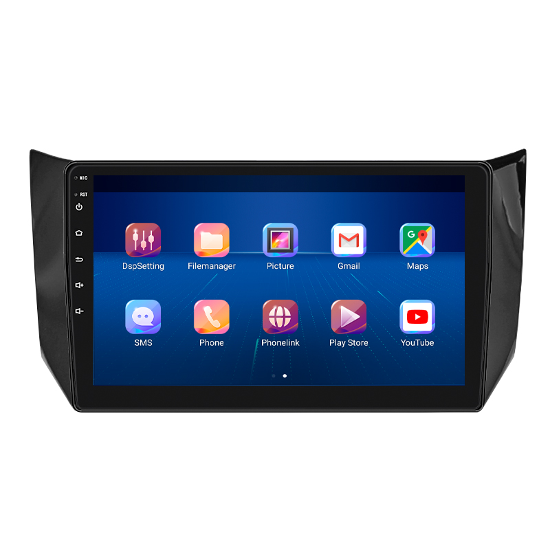 Штатная магнитола Lesko для Nissan Tiida II 2015-2018 экран 10" 4/64Gb 4G Wi-Fi GPS Top