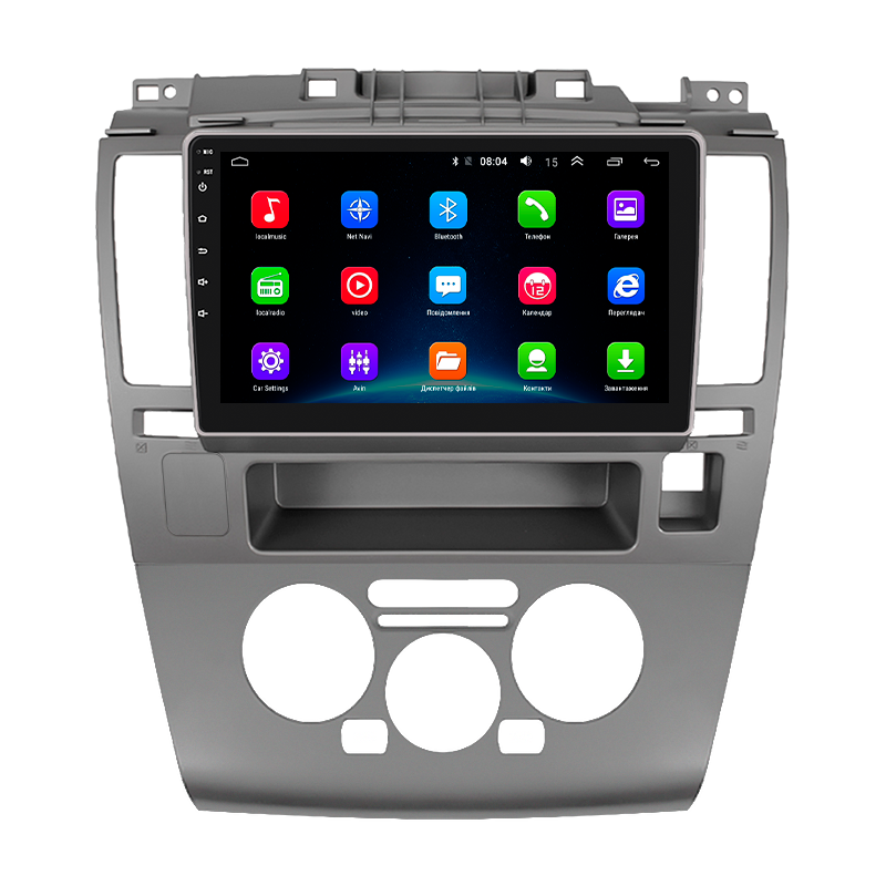 Штатная магнитола Lesko для Nissan Versa I 2006-2012 экран 9" 2/32Gb Wi-Fi GPS Base