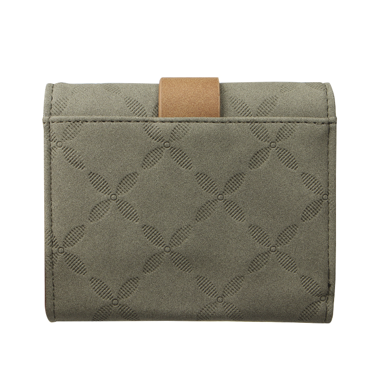 Женский кошелек Prettyzys 987 клатч с пряжкой повседневный Green