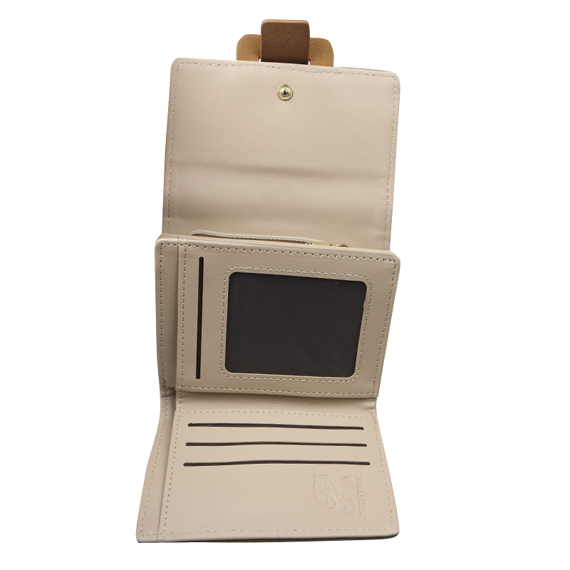 Женский кошелек Prettyzys 987 клатч с пряжкой повседневный Green