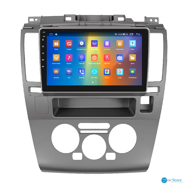Штатная магнитола Lesko для Nissan Versa I 2006-2012 экран 9" 2/32Gb CarPlay 4G Wi-Fi GPS Prime