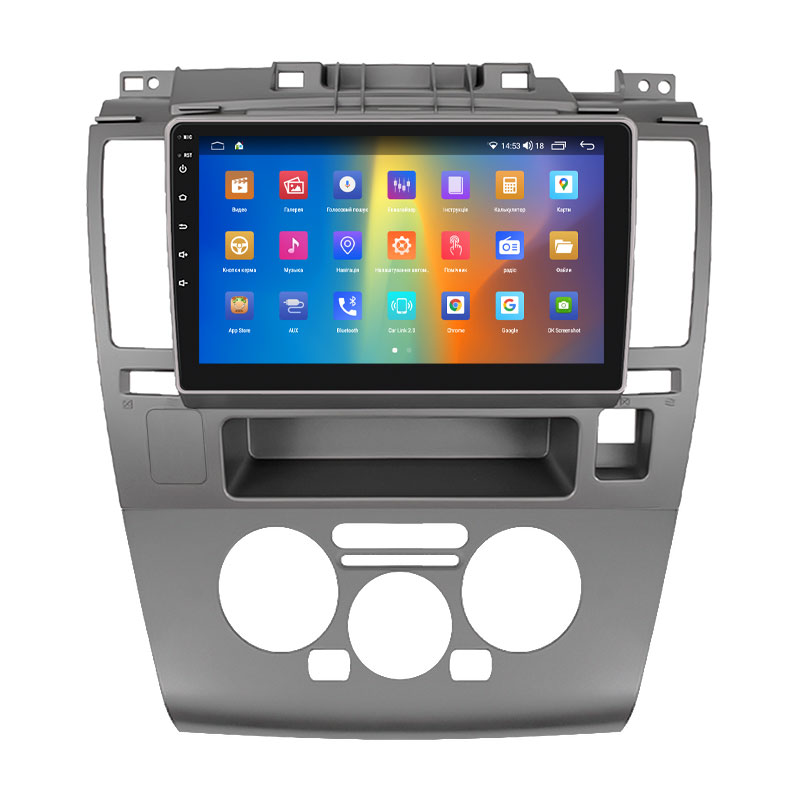 Штатная магнитола Lesko для Nissan Versa I 2006-2012 экран 9" 2/32Gb CarPlay 4G Wi-Fi GPS Prime