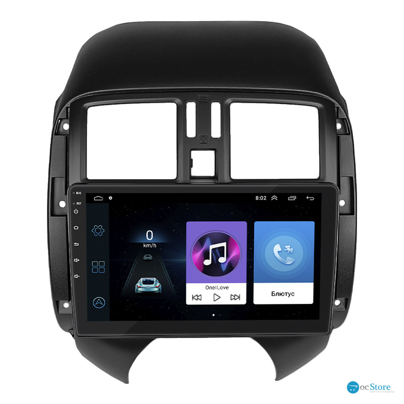Штатная магнитола Lesko для Nissan Versa II 2012-2014 экран 9" 2/32Gb Wi-Fi GPS Base