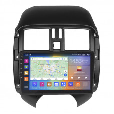 Штатная магнитола Lesko для Nissan Versa II 2012-2014 экран 9" 4/64Gb CarPlay 4G Wi-Fi GPS Prime