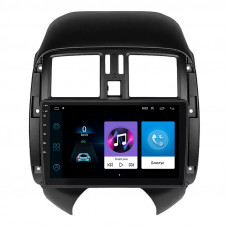 Штатная магнитола Lesko для Nissan Versa II Рестайлинг 2014-2019 экран 9" 1/16Gb Wi-Fi GPS Base