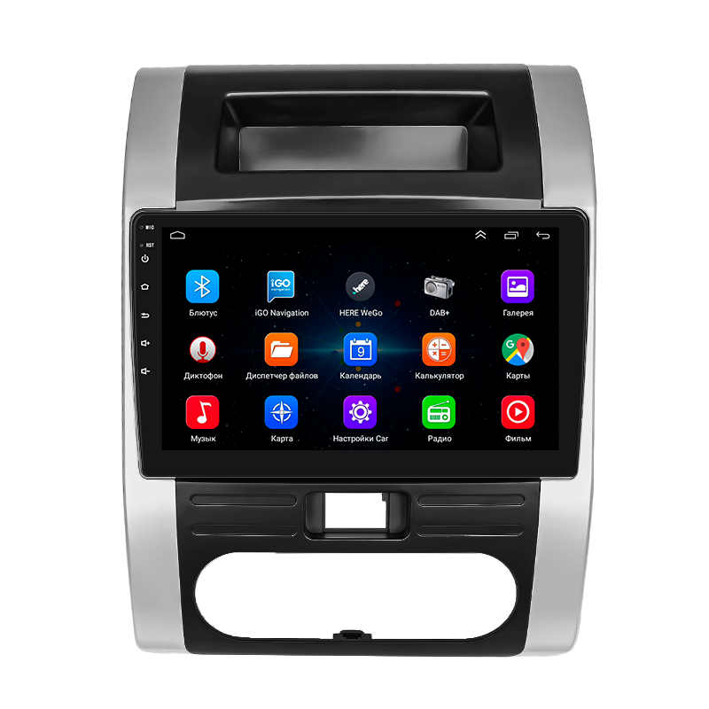 Штатная магнитола Lesko для Nissan X-Trail II Рестайлинг 2010-2015 экран 10" 1/16Gb Wi-Fi GPS Base