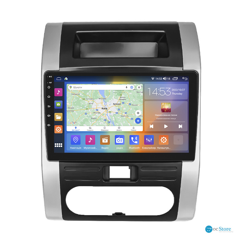 Штатная магнитола Lesko для Nissan X-Trail II Рестайлинг 2010-2015 экран 10" 2/32Gb CarPlay 4G Wi-Fi GPS Prime
