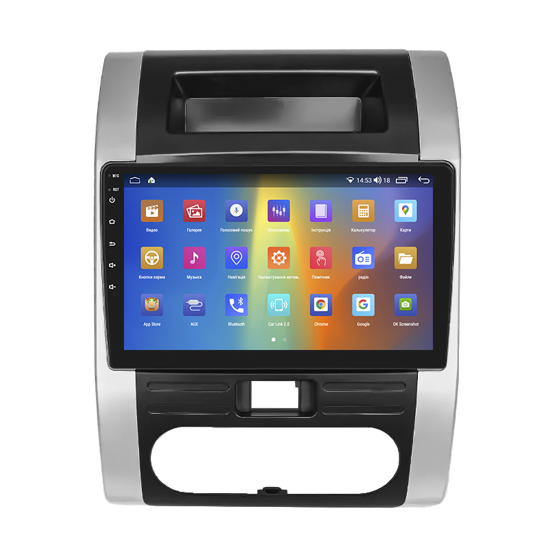 Штатная магнитола Lesko для Nissan X-Trail II Рестайлинг 2010-2015 экран 10" 2/32Gb CarPlay 4G Wi-Fi GPS Prime