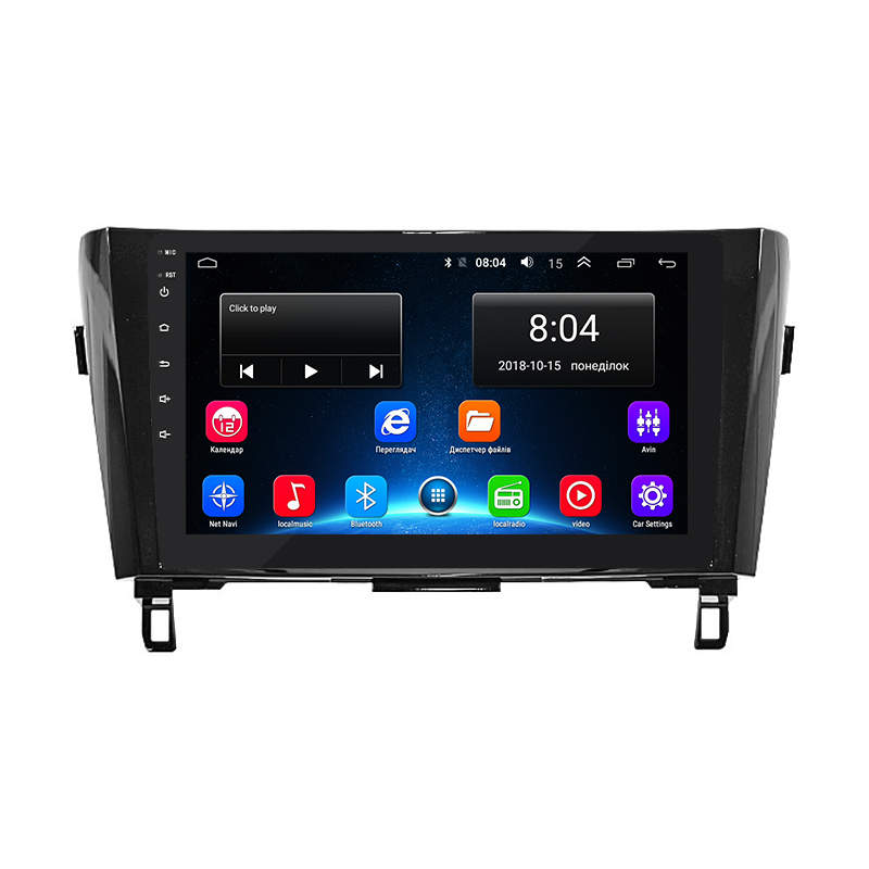 Штатная магнитола Lesko для Nissan X-Trail III 2013-2019 экран 10" 2/32Gb Wi-Fi GPS Base