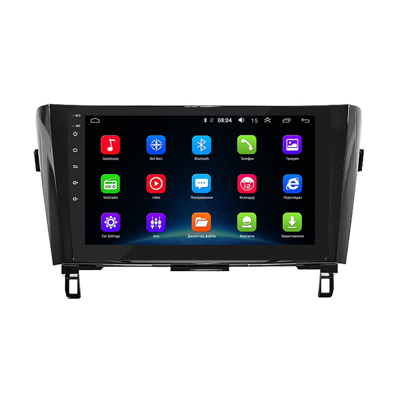 Штатная магнитола Lesko для Nissan X-Trail III 2013-2019 экран 10" 2/32Gb Wi-Fi GPS Base