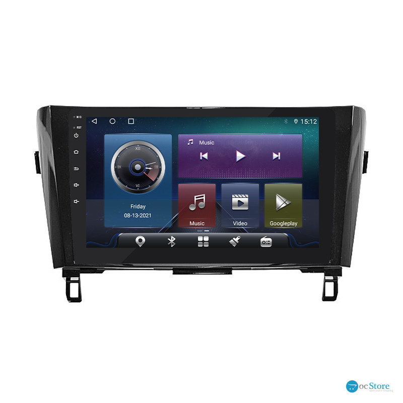 Штатная магнитола Lesko для Nissan X-Trail III 2013-2019 экран 10" 4/64Gb 4G Wi-Fi GPS Top