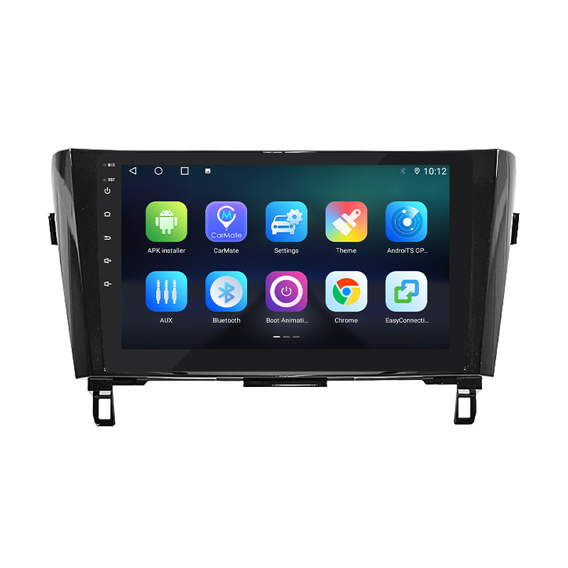 Штатная магнитола Lesko для Nissan X-Trail III 2013-2019 экран 10" 4/64Gb 4G Wi-Fi GPS Top