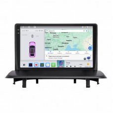 Штатная магнитола Lesko для Peugeot 3008 I ver. 2 2009-2016 экран 9" 4/64 QLED CarPlay 4G Wi-Fi GPS 360 Prime