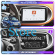Штатная магнитола Lesko для Smart Fortwo III 2014-н.в. экран 9" 4/64 QLED CarPlay 4G Wi-Fi GPS 360 Prime