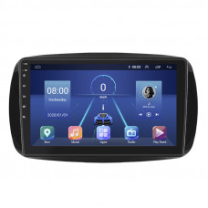 Штатная магнитола Lesko для Smart Fortwo III 2014-н.в. экран 9" 4/64Gb 4G Wi-Fi GPS Top